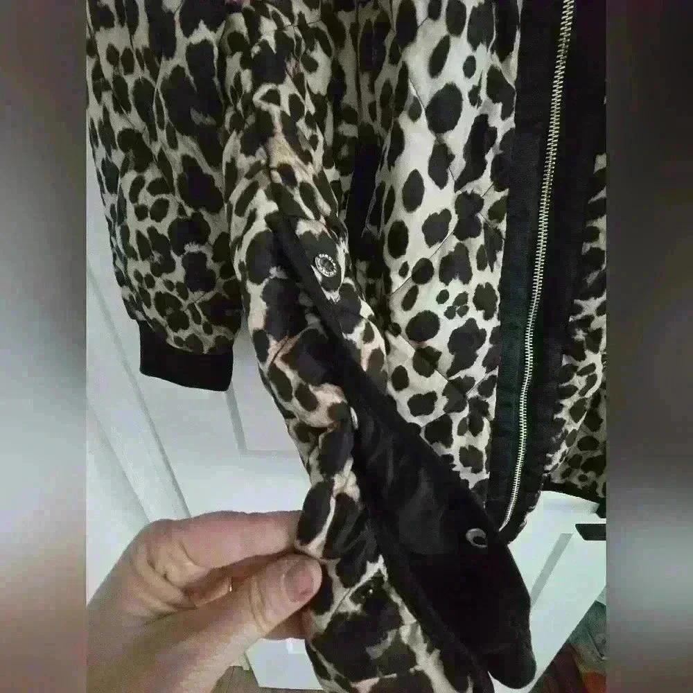 HILRAY RADLEY for Katherine Barclay Womens Bold Chic Leopard Print Xl Jacket - Picture 5 of 15
